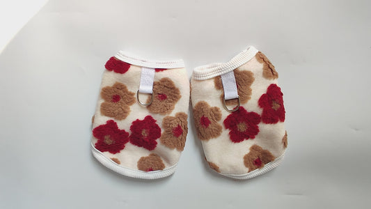 Dog flower sweater